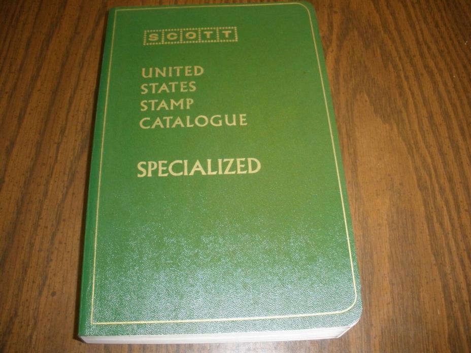 1972 United States Stamp Catalogue Specialized Scott