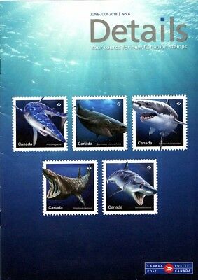 CANADA POST DETAILS BOOKLET: SHARKS, ASTRONOMY, WEATHER STAMPS & COINS CATALOGUE