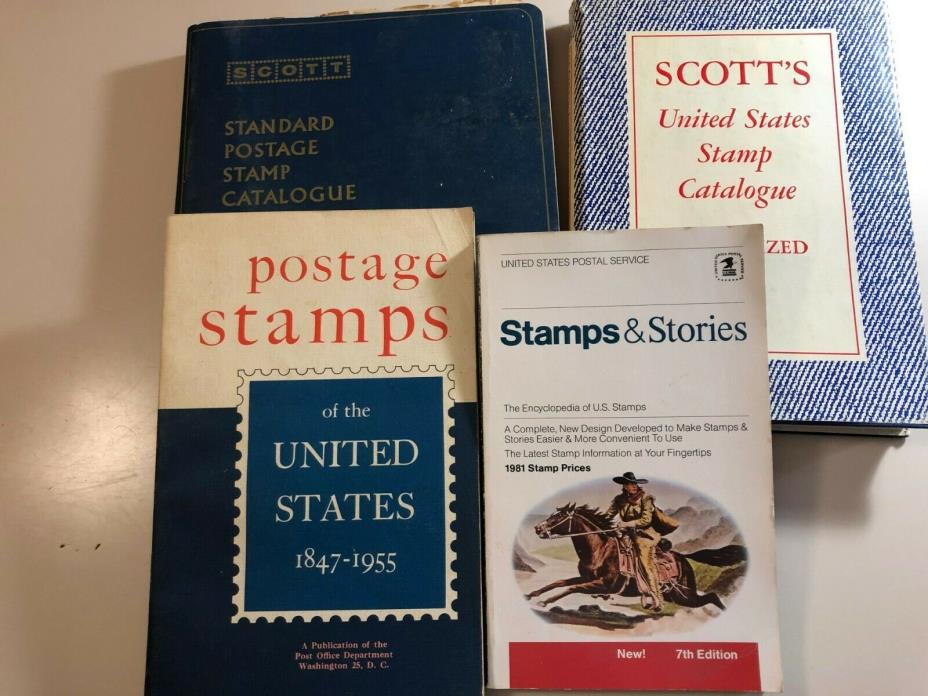 Scott United States Stamp Catalogue Valuing Guide plus others