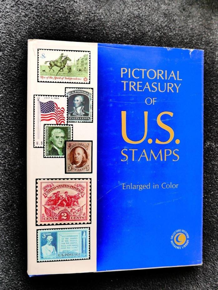 PICTORIAL TREASURY OF U.S. STAMPS HARDCOVER 1ST ED IN D.J.