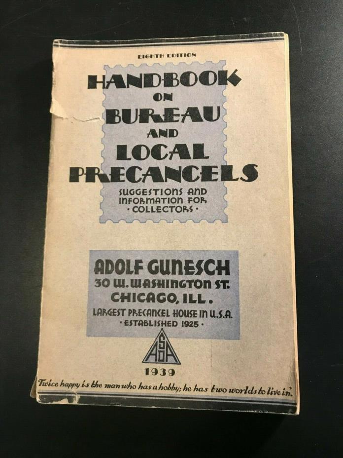 Handbook On Bureau & Local Precancels, 8th Edition