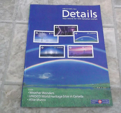 Canada Post Details Magazine - Jun-Jul 15 Vol XXIV No.6 Weather Wonders, UNESCO