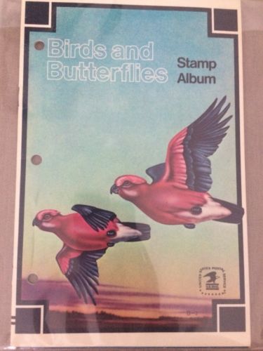 BIRDS AND BUTTERFLIES Stamp Album  USPS 1974 SCOTT