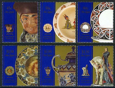 New Zealand 1139-1144, MI 1267-1272, MNH. Royal Doulton Ceramics, 1993