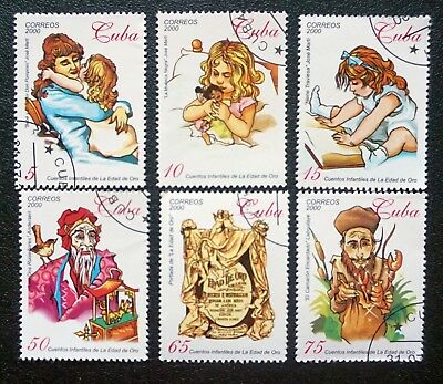 1Cuba   Sc# 4088-4093  LA EDAD DE ORO golden age CPL SET of 6 stamps  2000