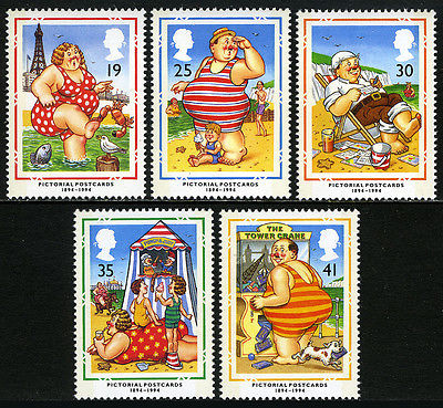 Great Britain 1553-1557, MNH. British Picture Postcards, Centenary, 1994