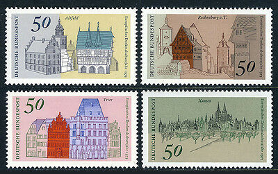 Germany 1196-1199, MNH. Architectural Heritage. Market, Town Hall, Tower, 1975