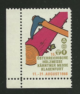 Österreichische Holzmesse Kärntner Messe Klagenfurt 1966 Cinderella OG-NH#SK053