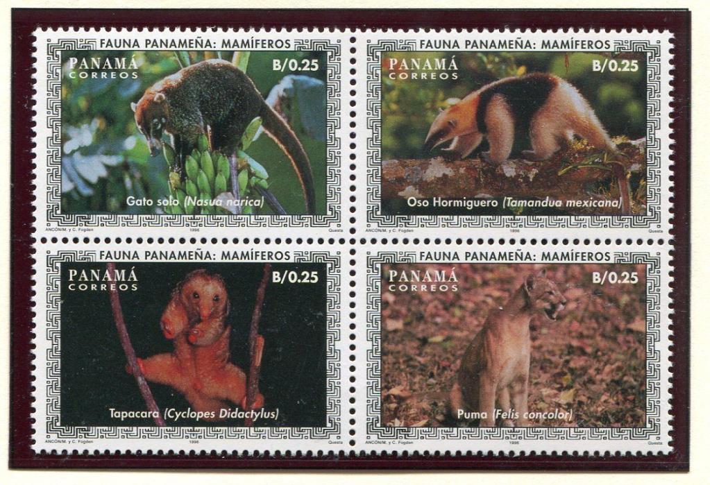 Panama, Scott 825, Puma, 1996, NH