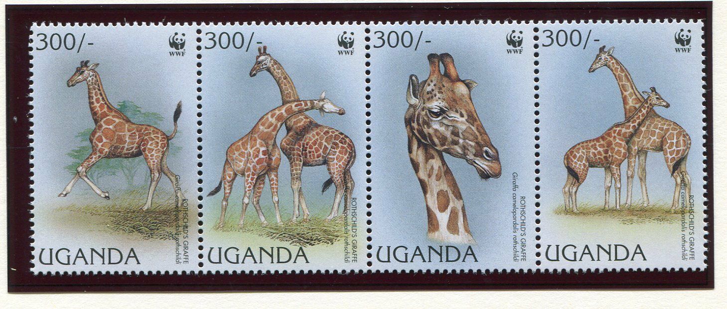 Ugana Giraffe WWF Scott 1469-70 1470, 1996, NH