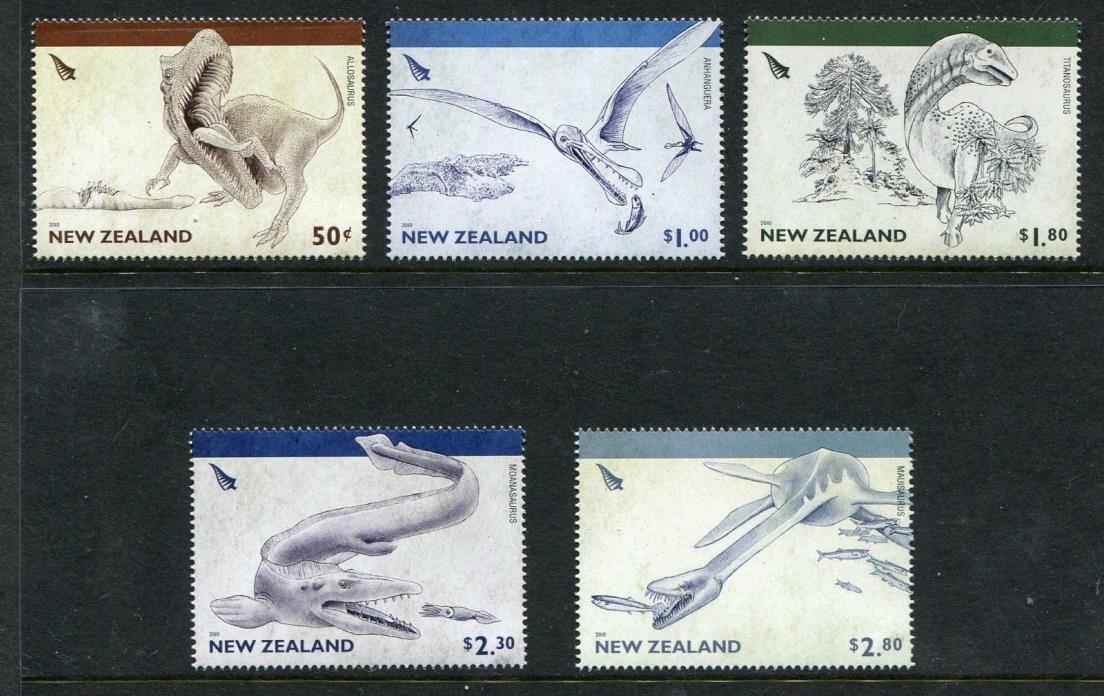 New Zealand 2010 Scott 2293-97 Dinosaurs Set of 5 NH