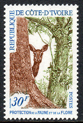 Ivory Coast 274, MNH. Antelope in Forest, 1968