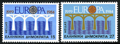 Greece 1493-1494, MNH. EUROPA CEPT. Bridge, 1984