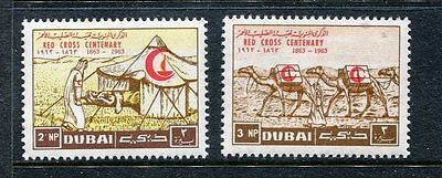 Dubai  MNH Red Cross centenary  1963. x18398