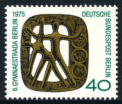 Germany-Berlin 9N380, MNH. 8th Gymnaestrada, Berlin. Gymnasts' Emblem, 1975