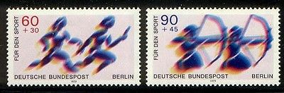 GERMANY Berlin Scott 9NB157-9NB158 - 1979 Sports - Mint - MNH