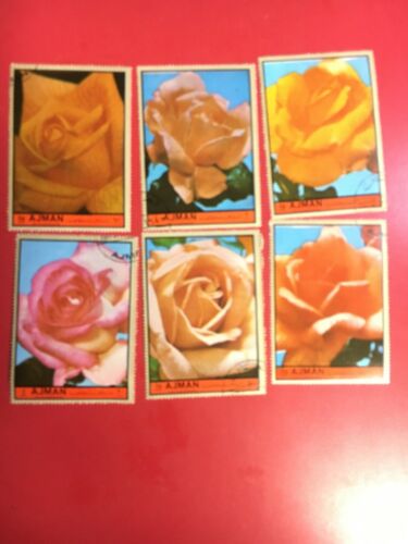 AJMAN 1972 Stamps Roses