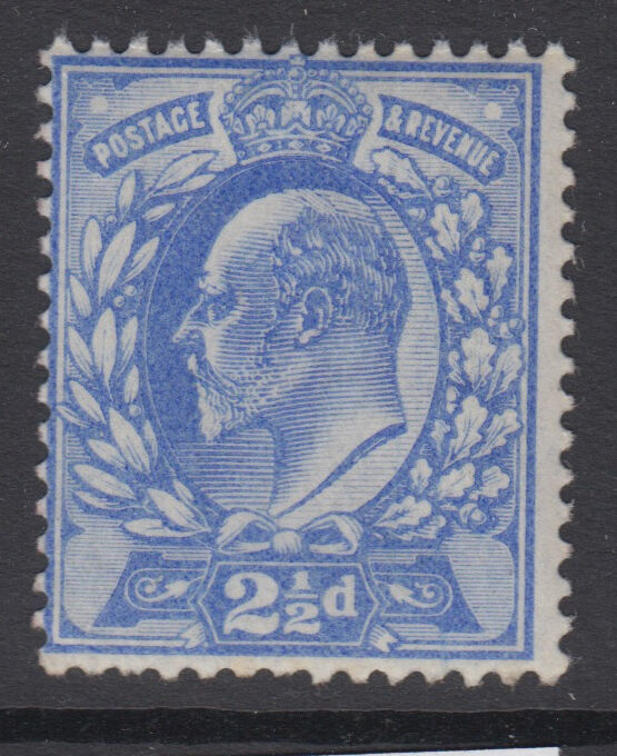 SG 230 2 1/2d  Ultramarine M16 (2)   unmounted mint condition perf fault noted.