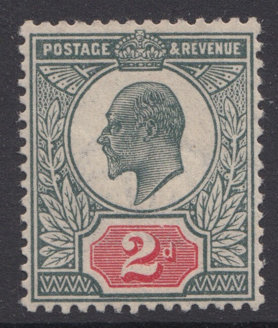 SG 291 2d Deep Dull Green & Carmine M13 (2)  in  fine and fresh unmounted mint .