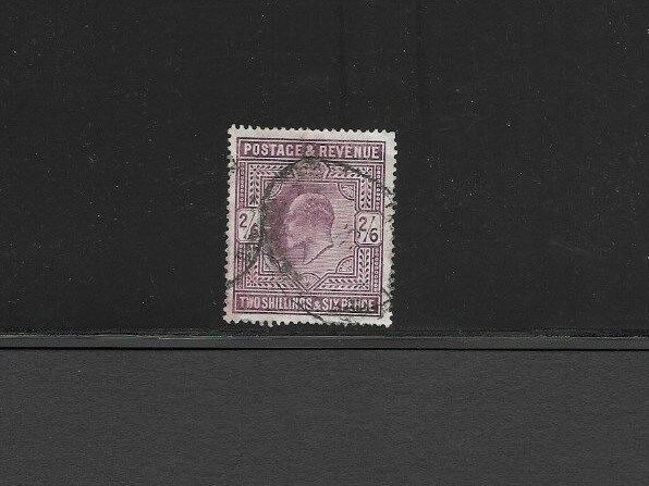 GREAT BRITAIN # 139a, DARK VIOLET 2SH 6P ISSUE, USED