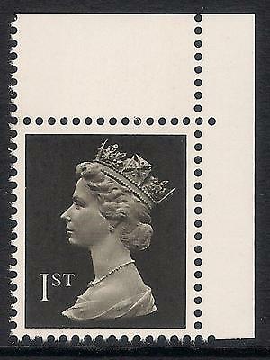 GB 1990 sg1448 1st Brownish Black photo. 2 bands booklet stamp MNH