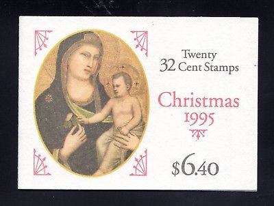 Booklet (20) US Mint NH stamps * 1995 Christmas Madonna & Child * #3003 Sealed