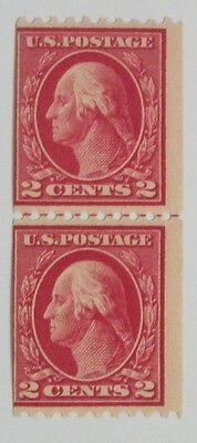 unused us stamps scott # 442 line pair