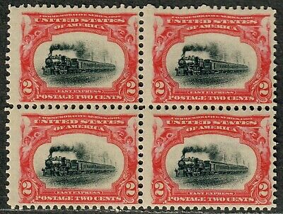 US Sc# 295 *MINT OG NH* { 2c FAST EXPRESS BLOCK OF 4 } GREAT PAN-AMERICA OF 1901