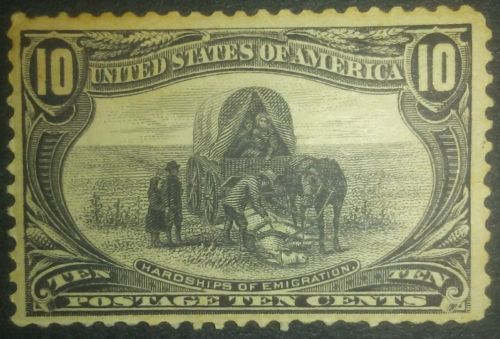 Travelstamps:1898 US Stamps Scott #290 Hardships Of Emigration, mint ,og, mnh?