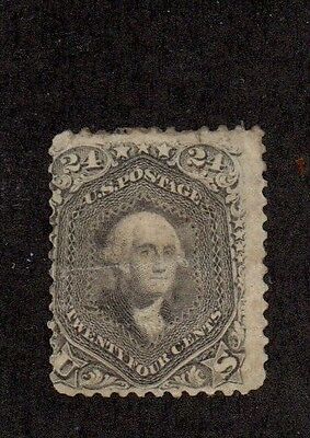1861-66 Scott #78b, OG, Weiss cert!
