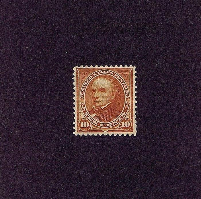 SC# 283a ORIGINAL GUM MNH 10 CENT WEBSTER 1900 VERTICAL WATERMARK 2017 PF CERT