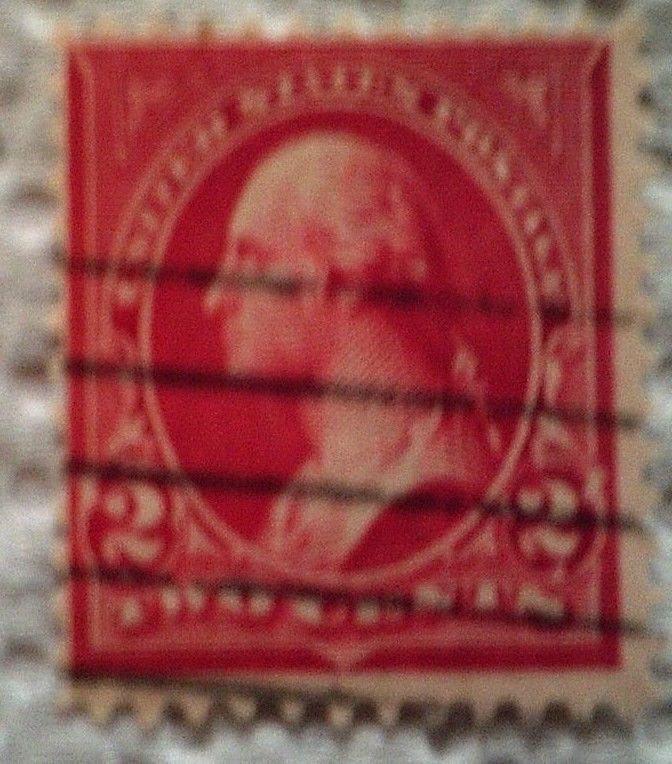 1895 U. S. Scott 267 George Washington one used and cancelled 2 cent stamp