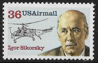 Scott C119 US Air Mail Stamp 1988 36c Igor Sikorsky MNH