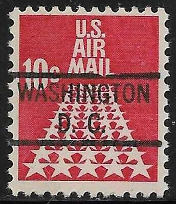 xst945 Scott C72 US Air Mail Stamp 1968 10c 50 Stars MNH Precancel DC*