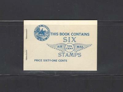 U.S. SC #BKC1 (C10a)-COMPLETE BOOKLET 1927 10c 