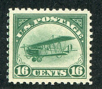 US 1918 C2 16c Curtiss Jenny Airmal Issue - NH OG XF - read description