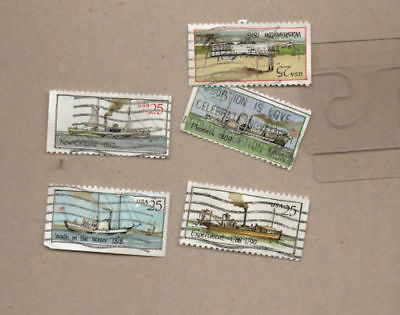 Fall Sale - - 2405-09 – 1989 25c Steamboats 5v
