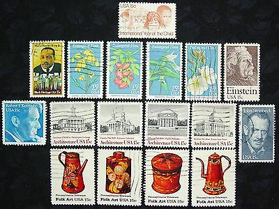 United States, 1979 Commemoratives, Scott 1770-1786, 17 Stamps, Used
