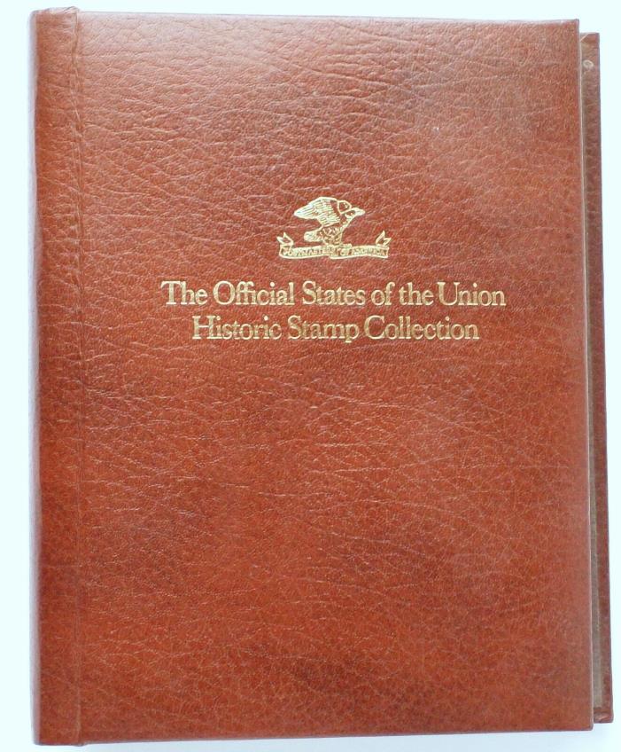 OFFICIAL UNITED STATES OF THE UNION HISTORIC STAMP COLLECTION Album Complete 50