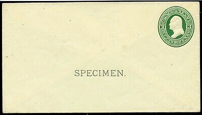 USPS #182a SPECIMEN Envelope for Die Type 37 Picturing George Washington