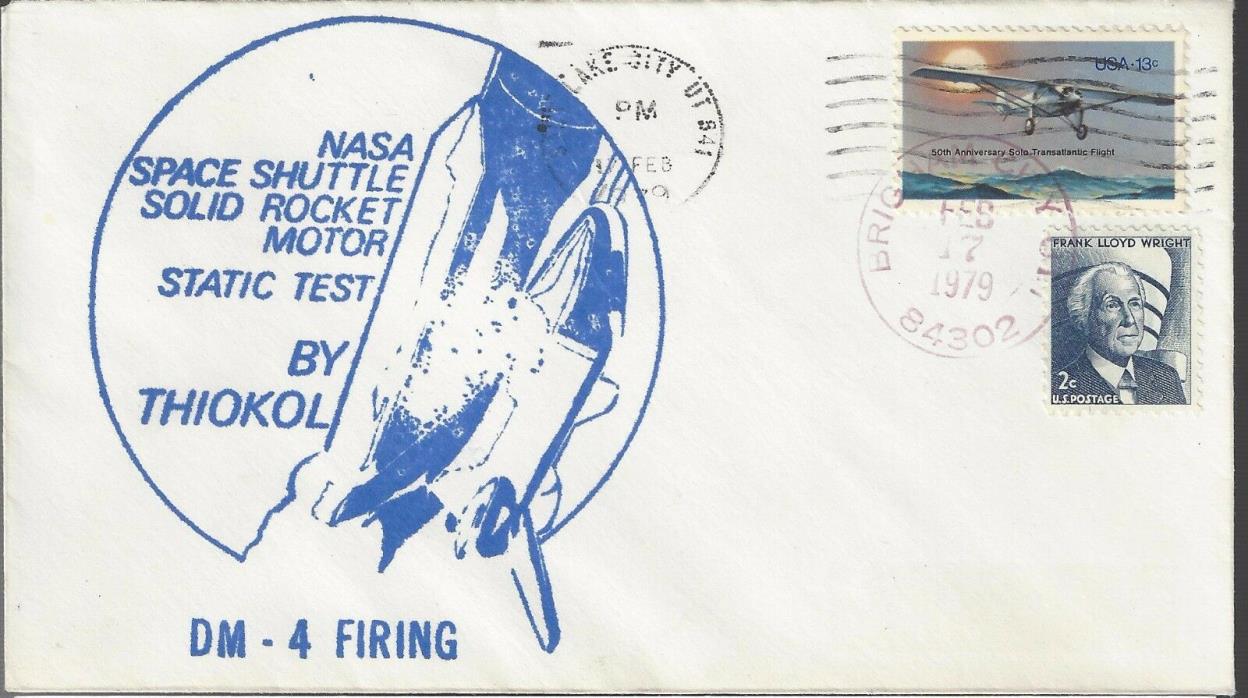 1979 DM-4 Firing Test Shuttle Rockets Thiokol aaa