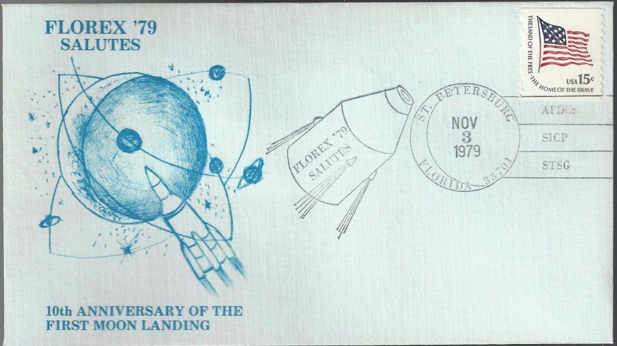 1979 10th Anniversary of Landing on the Moon, Florex 79