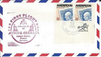 FFUS Chicago AMF IL - Munich Germany May 15 1986 AAMC# AA-F258f