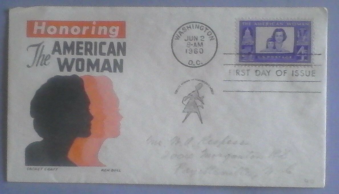 First day of issue, 1960 Honoring the American Woman, Scott # 1152
