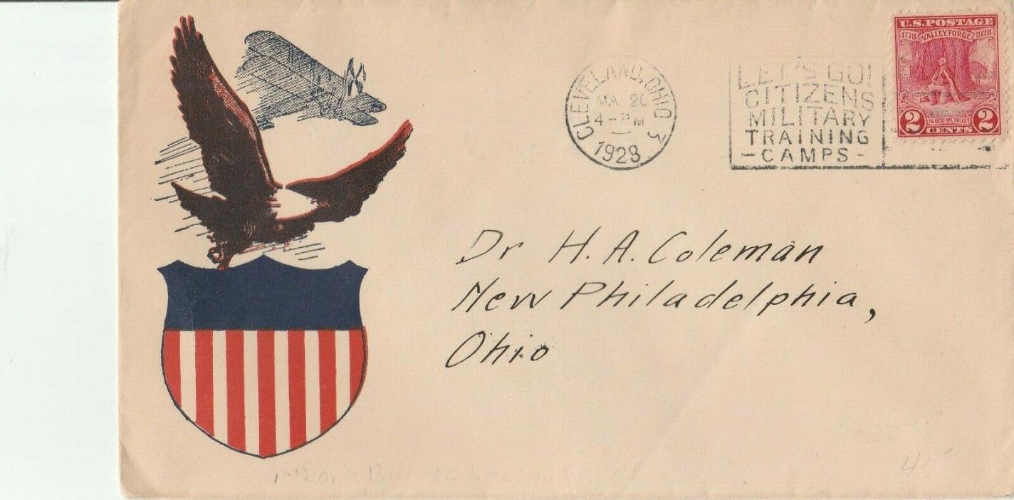 First day cover Valley force Stamp 1928  A545