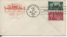 FRANKLIN ROOSEVELT MEMORIAL 1 CENT & 2 CENT STAMP HOUSE OF FARNUM CACHET U/A FDC