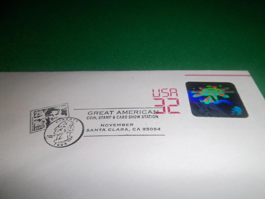 Santa Clara, Calif. Collectable Show .32 cent USPS Stamped Envelope