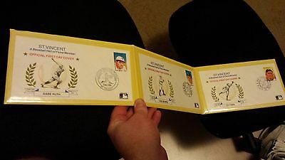 Hall of Fame Legends First Day Covers Babe Ruth Lou Gehrig Ty Cobb
