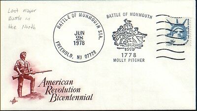 BATTLE OF MONMOUTH, NEW JERSEY (1978) Bicentennial Cover *RARE*