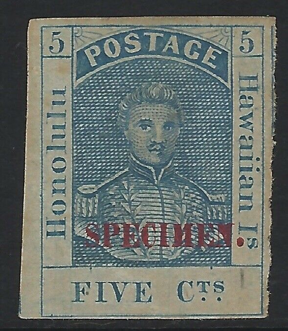 US Possessions - Hawaii - Sc# 10s - Imperf - On Thick Paper - Crease     (R-487)